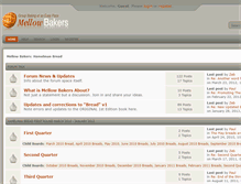 Tablet Screenshot of mellowbakers.com